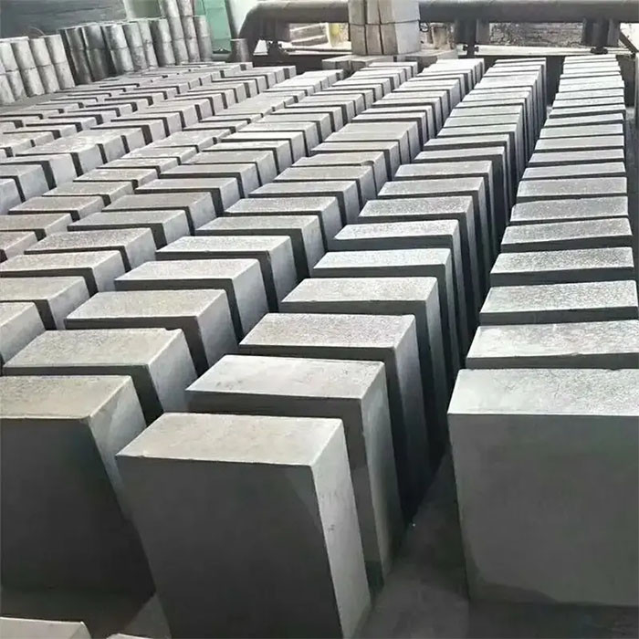 অ্যালুমিনিয়াম ইলেক্ট্রোলাইটিক সেল ক্যাথোড কার্বন ব্লক কন্ডাক্টিভ কার্বন পদার্থ ঘনত্ব 1.6-1.8 G/cm3