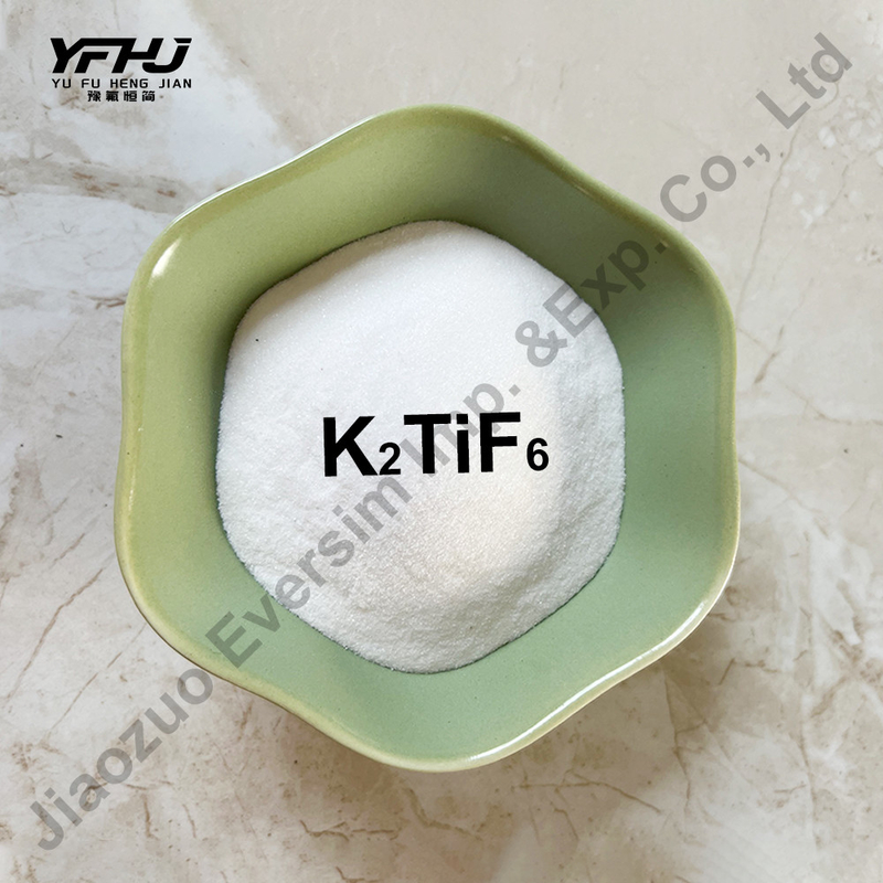 CAS 16919-27-0 গ্লাস শিল্পের জন্য সাদা পাউডার পটাসিয়াম ফ্লুরোটিটান্যাট K2 (TiF6)