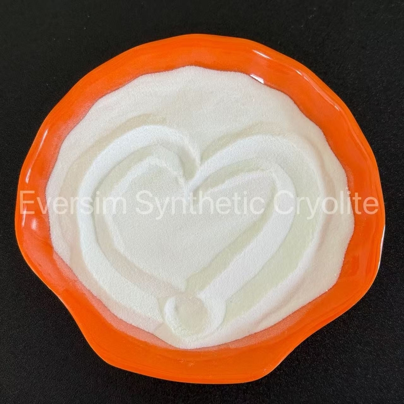 উচ্চ বিশুদ্ধতা সম্পন্ন রাসায়নিক পণ্য CAS15096-52-3 200 মেশ সোডিয়াম ক্রায়োলাইট (Na3AlF6) ৯৯.৯% ঘর্ষণ শিল্পে ব্যবহারের জন্য